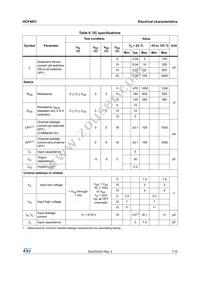 HCF4051M013TR Datasheet Page 7