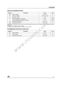 HCF4052M013TR Datasheet Page 3