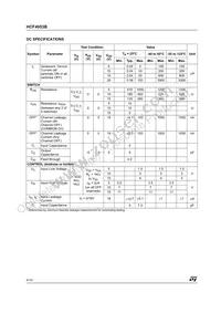 HCF4053BTTR Datasheet Page 4