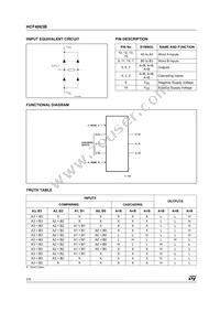 HCF4063M013TR Datasheet Page 2