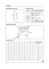 HCF4067M013TR Datasheet Page 2