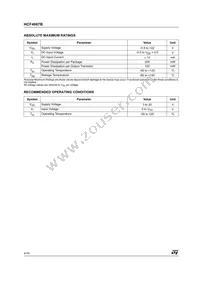 HCF4067M013TR Datasheet Page 4