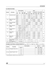 HCF4070BEY Datasheet Page 3