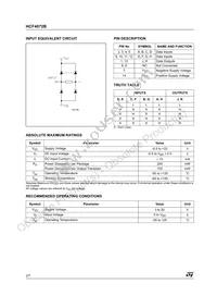 HCF4072M013TR Datasheet Page 2