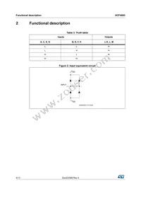 HCF4093M013TR Datasheet Page 4