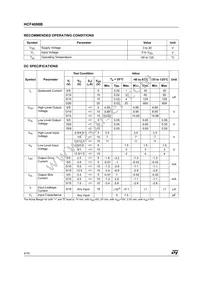 HCF4098M013TR Datasheet Page 4