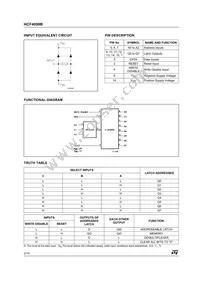 HCF4099M013TR Datasheet Page 2