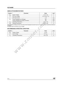 HCF4099M013TR Datasheet Page 4