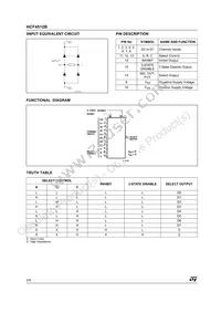 HCF4512M013TR Datasheet Page 2