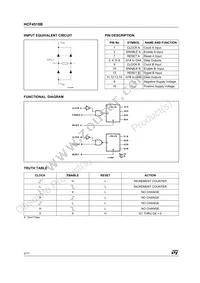 HCF4518M013TR Datasheet Page 2