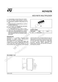 HCF4527BEY Datasheet Cover