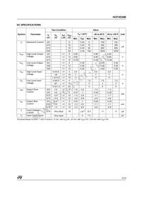 HCF4538M013TR Datasheet Page 5