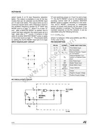 HCF4541M013TR Datasheet Page 2