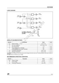 HCF4555M013TR Datasheet Page 3