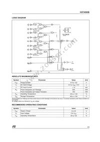 HCF4585BEY Datasheet Page 3