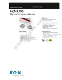 HCM1305-R33-R Datasheet Cover