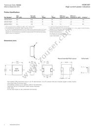 HCM1307-1R0-R Datasheet Page 2