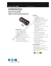 HCM1A0503-R75-R Datasheet Cover