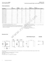 HCM1A1707-3R3-R Datasheet Page 2
