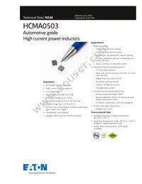 HCMA0503-6R8-R Datasheet Cover