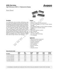 HCMS-2975-HI000 Datasheet Cover