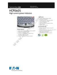 HCP0605-R10-R Datasheet Cover