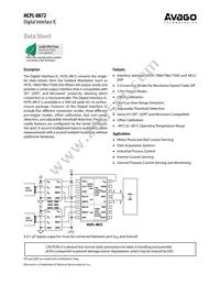 HCPL-0872 Datasheet Cover