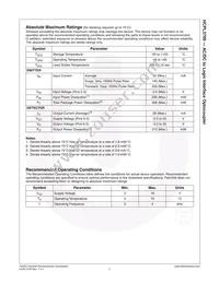HCPL3700WV Datasheet Page 3