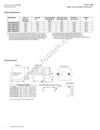 HCPT1309-R47-R Datasheet Page 2