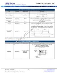 HCSK2725FT1L00 Datasheet Page 2