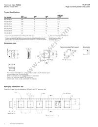 HCV1206-R47-R Datasheet Page 2