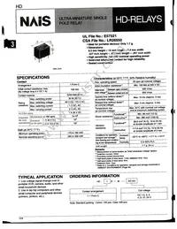 HD1E-M-DC9V Datasheet Cover