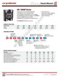 HD48125T-10 Datasheet Cover