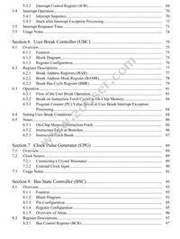 HD6417020SX20IV Datasheet Page 15