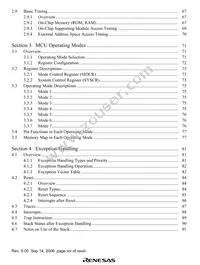 HD6472655RTEV Datasheet Page 16