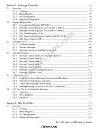 HD6472655RTEV Datasheet Page 17