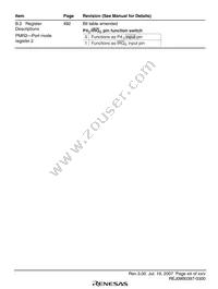 HD64F3857FQV Datasheet Page 15