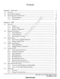 HD64F3857FQV Datasheet Page 17