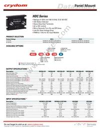 HDC100A160 Datasheet Cover