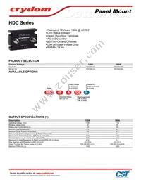 HDC60A160H Datasheet Cover