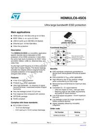 HDMIULC6-4SC6 Datasheet Cover