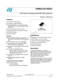 HDMIULC6-4SC6Y Datasheet Cover