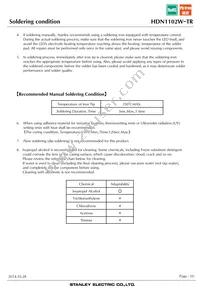 HDN1102W-TR Datasheet Page 10