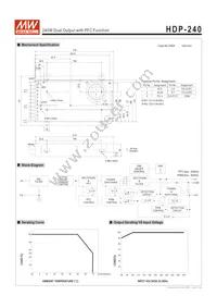 HDP-240 Datasheet Page 2