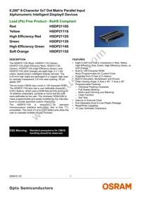 HDSP2114S Datasheet Cover