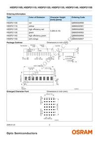 HDSP2114S Datasheet Page 2