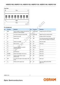 HDSP2114S Datasheet Page 7