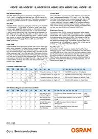 HDSP2114S Datasheet Page 11