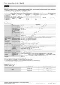 HE1AN-W-DC6V-Y7 Datasheet Page 2