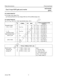 HEF4000BP Datasheet Page 3